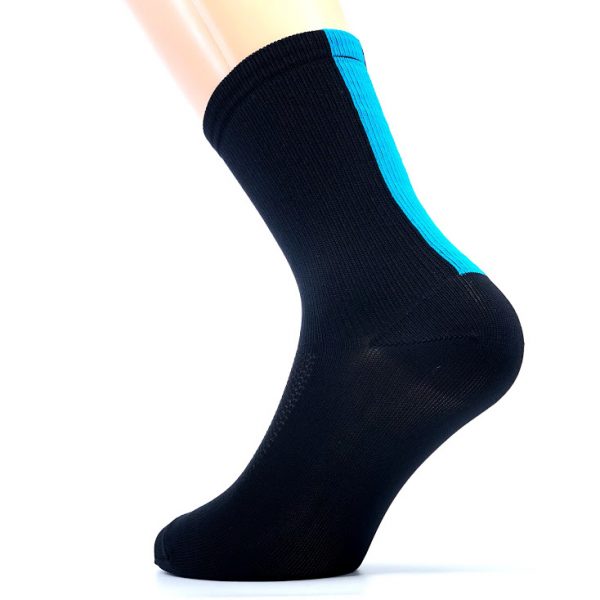 Kolesarska nogavica - črna/modra
