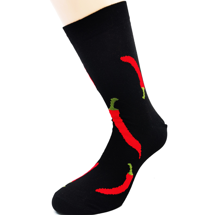 LANA-M-37a Nogavice Black Peppers – bombažna visoka nogavica