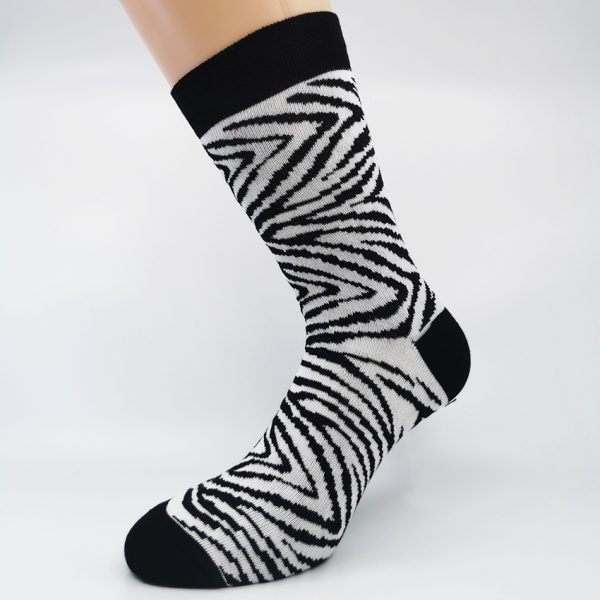 Nogavice Zebra – bombažna visoka nogavica <I>[2 varianti]</I>