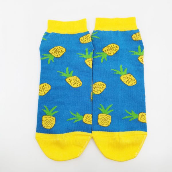 Nogavice Blue Pineapple – bombažna nizka nogavica