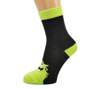 Nogavice Lime Monster – otroška visoka nogavica