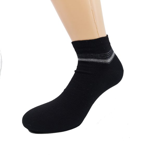 Nogavice Basic Stripe - bombažna nizka nogavica