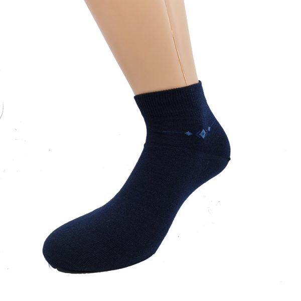 Nogavice Blue Minimal - bombažna nizka nogavica