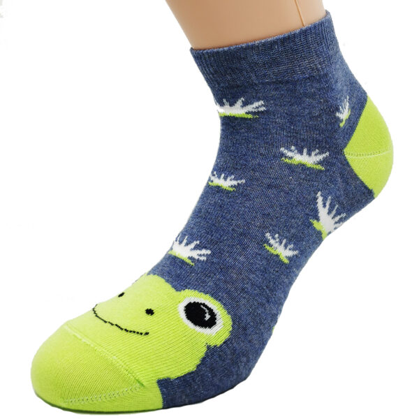 Zabavne nogavice Žaba – bombažna nizka nogavica <I>[2 varianti]</I>
