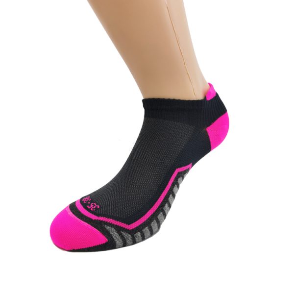 Nizke športne tekaške nogavica – neon pink