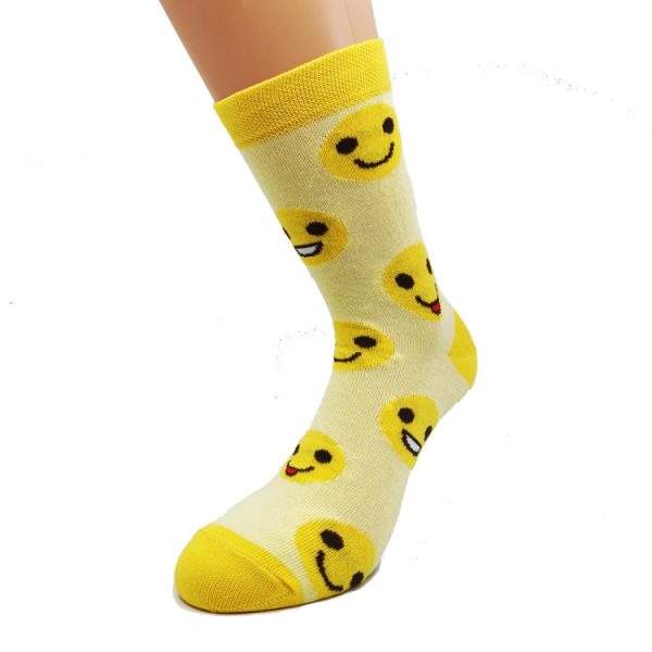 Zabavne nogavice Smejko – bombažna visoka nogavica <I>[2 varianti]</I>