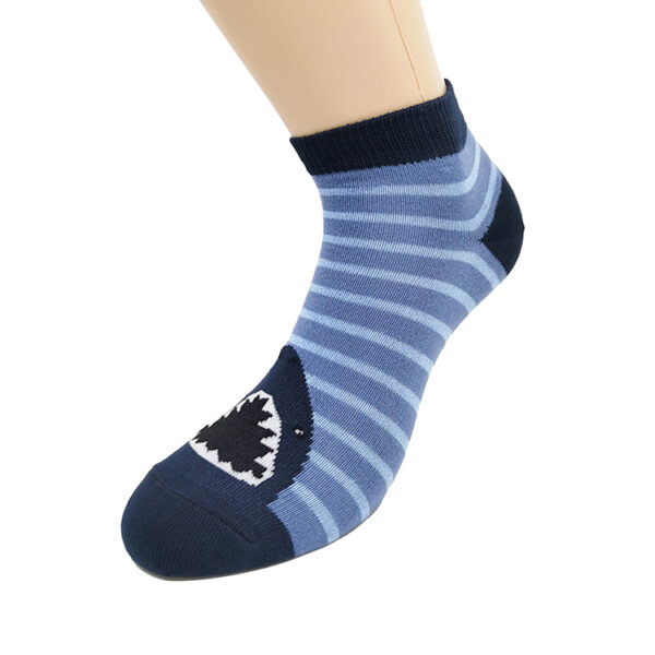 Nogavice Angry Shark – bombažna nizka nogavica