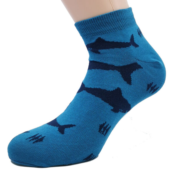 Nogavice Sharks – bombažna nizka moška nogavica <I>[5 variant]</I>